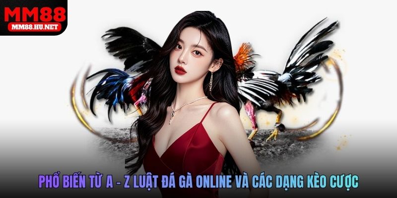 Phổ biến từ a - z luật đá gà online và các dạng kèo cược